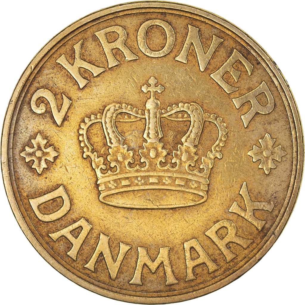 Coin, Denmark, Christian X, 2 Kroner, 1926, Copenhagen, EF(40-45)