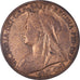 Moneta, Gran Bretagna, Victoria, Penny, 1901, BB, Bronzo, KM:790