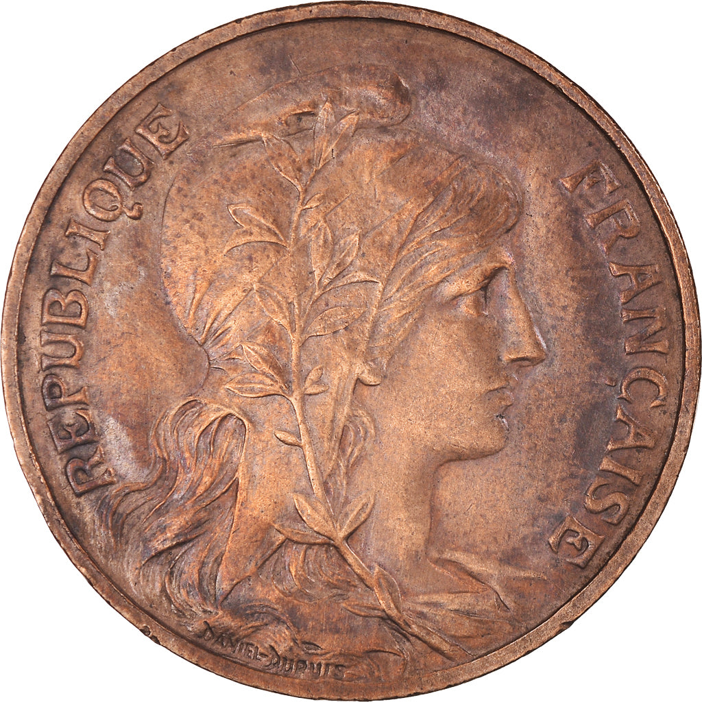 Moneda, Francia, Dupuis, 10 Centimes, 1899, Paris, MBC+, Bronce, KM:843