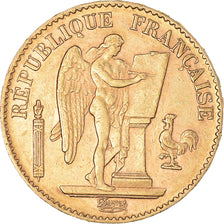 Monnaie, France, Génie, 20 Francs, 1893, Paris, TTB+, Or, Gadoury:1063, KM:825