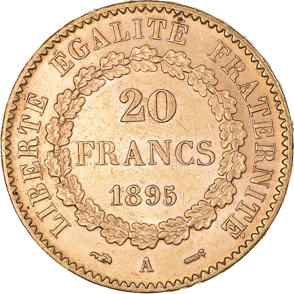 Moneda, Francia, Génie, 20 Francs, 1895, Paris, EBC, Oro, KM:825, Gadoury:1063