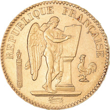 Munten, Frankrijk, Génie, 20 Francs, 1887, Paris, PR, Goud, KM:825