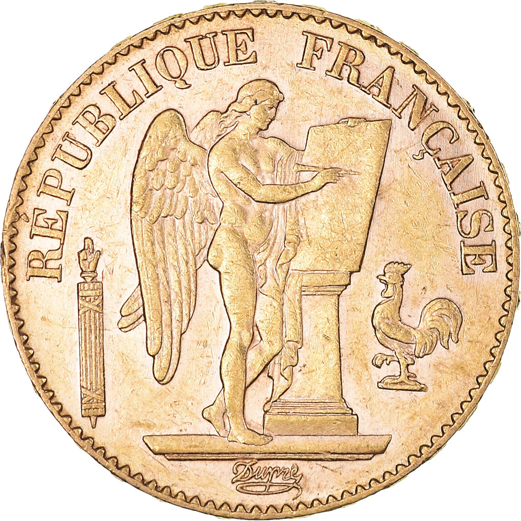 Münze, Frankreich, Génie, 20 Francs, 1896, Paris, VZ, Gold, KM:825