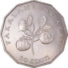 Moeda, Tonga, King Taufa'ahau Tupou IV, 50 Seniti, 1981, AU(55-58)