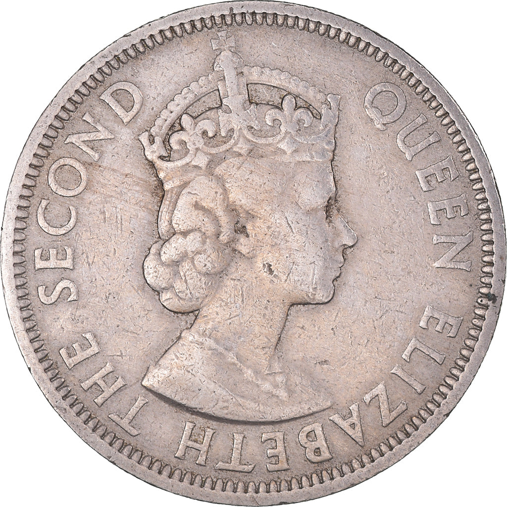 Moneta, Seychelles, Elizabeth II, Rupee, 1968, BB, Rame-nichel, KM:13