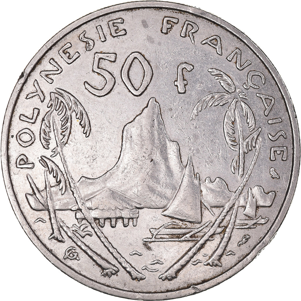 Münze, French Polynesia, 50 Francs, 1967, Paris, SS, Nickel, KM:7, Lecompte:111