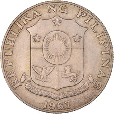 Monnaie, Philippines, 50 Sentimos, 1967, TTB+, Cuivre-Nickel-Zinc (Maillechort)