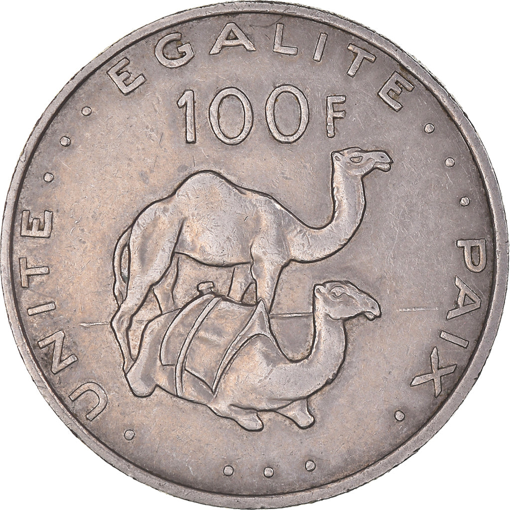 Moneta, Gibuti, 100 Francs, 2007, Paris, BB, Rame-nichel, KM:26