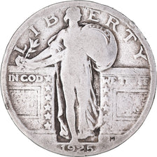 Monnaie, États-Unis, Standing Liberty Quarter, 1925, Philadelphie, TB, Argent