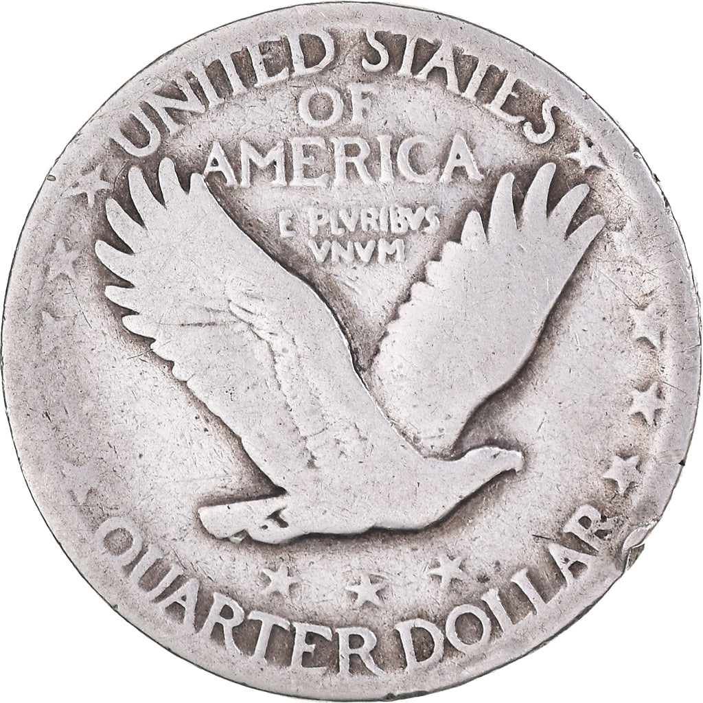 Monnaie, États-Unis, Standing Liberty Quarter, 1925, Philadelphie, TB, Argent