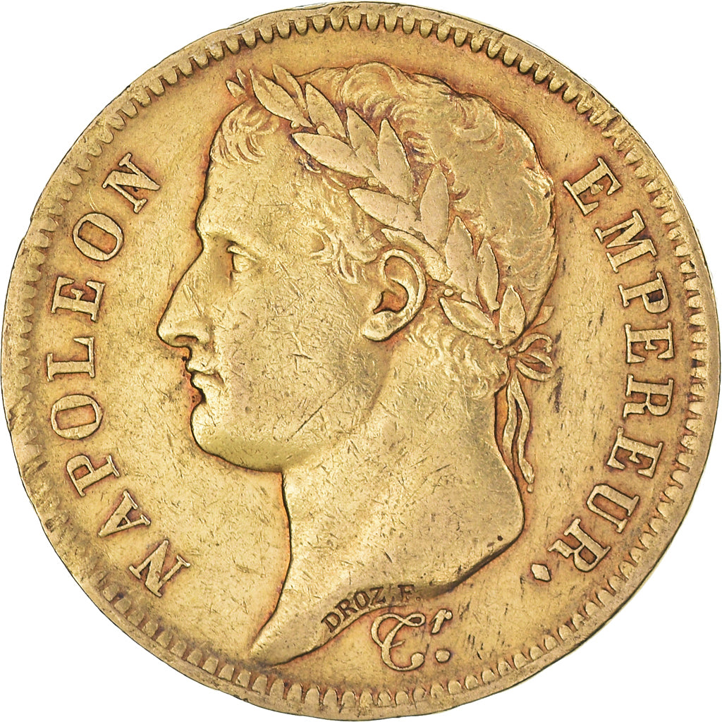 Munten, Frankrijk, Napoléon I, 40 Francs, 1811, Paris, ZF, Goud, KM:696.1