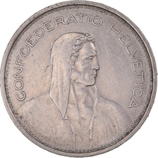 Munten, Zwitserland, 5 Francs, 1968, Bern, ZF, Cupro-nikkel, KM:40a.1