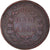 Coin, INDIA-BRITISH, 1/2 Anna, 1835, VF(20-25), Copper, KM:447.1
