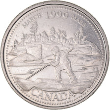 Monnaie, Canada, Elizabeth II, 25 Cents, 1999, Royal Canadian Mint, Ottawa