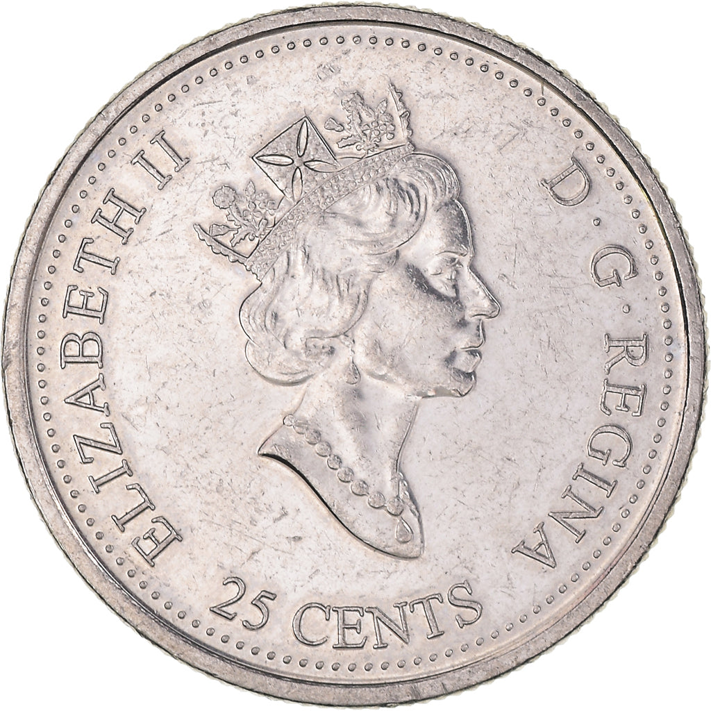 Monnaie, Canada, Elizabeth II, 25 Cents, 1999, Royal Canadian Mint, Ottawa