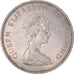 Moneda, Jersey, Elizabeth II, 10 New Pence, 1975, MBC+, Cobre - níquel, KM:33
