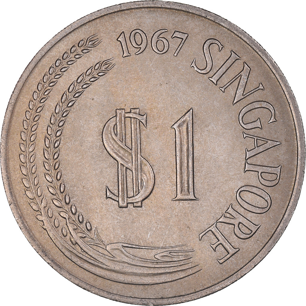Monnaie, Singapour, Dollar, 1967, Singapore Mint, SUP, Cupro-nickel, KM:6