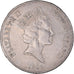 Moneta, Nowa Zelandia, Elizabeth II, 50 Cents, 1986, EF(40-45), Miedź-Nikiel