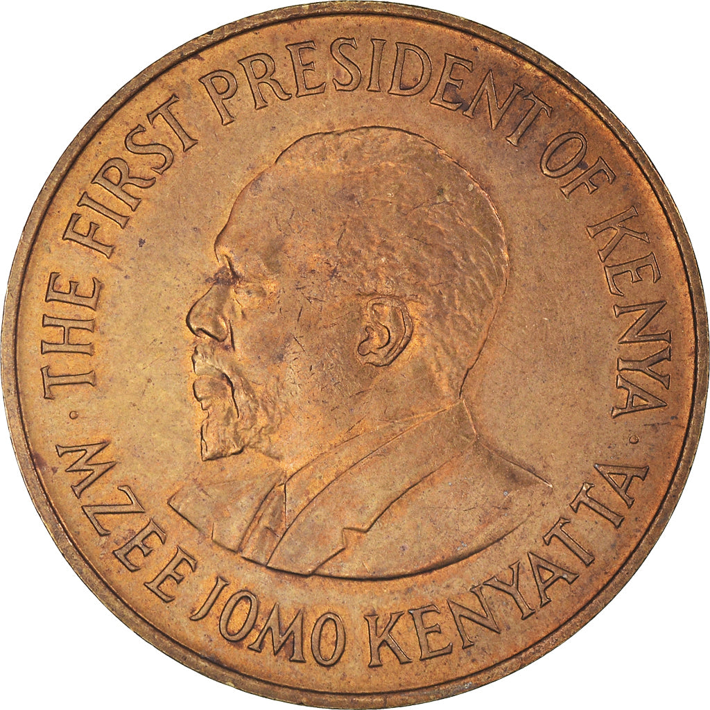 Münze, Kenya, 10 Cents, 1978, VZ, Nickel-brass, KM:11