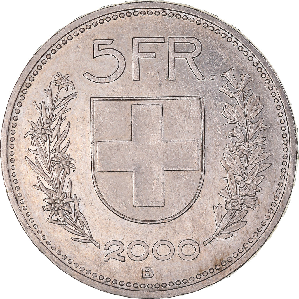 Monnaie, Suisse, 5 Francs, 2000, Bern, TTB+, Cupro-nickel, KM:40a.4