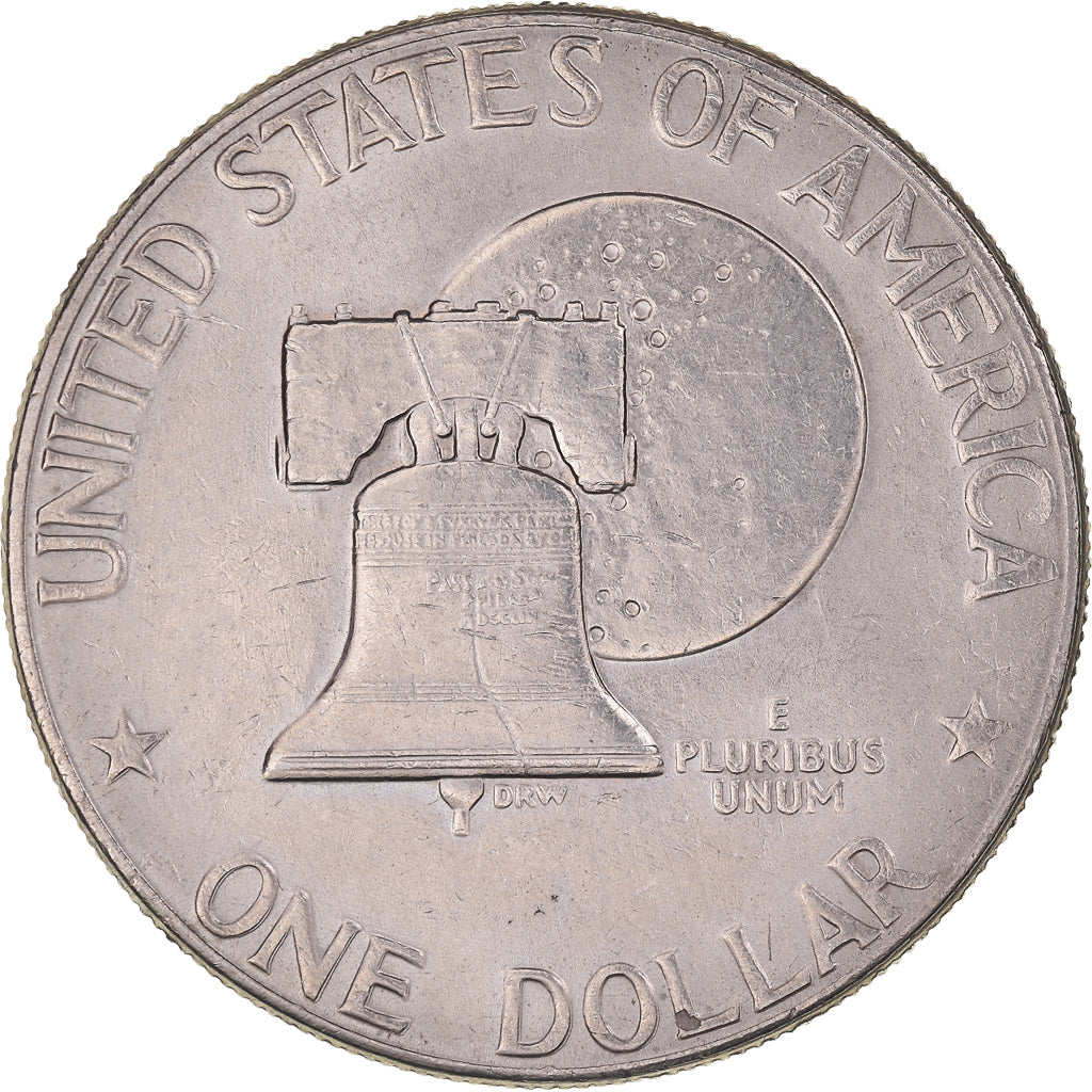 Coin, United States, Eisenhower, Dollar, 1976, Denver, AU(55-58), Copper-Nickel