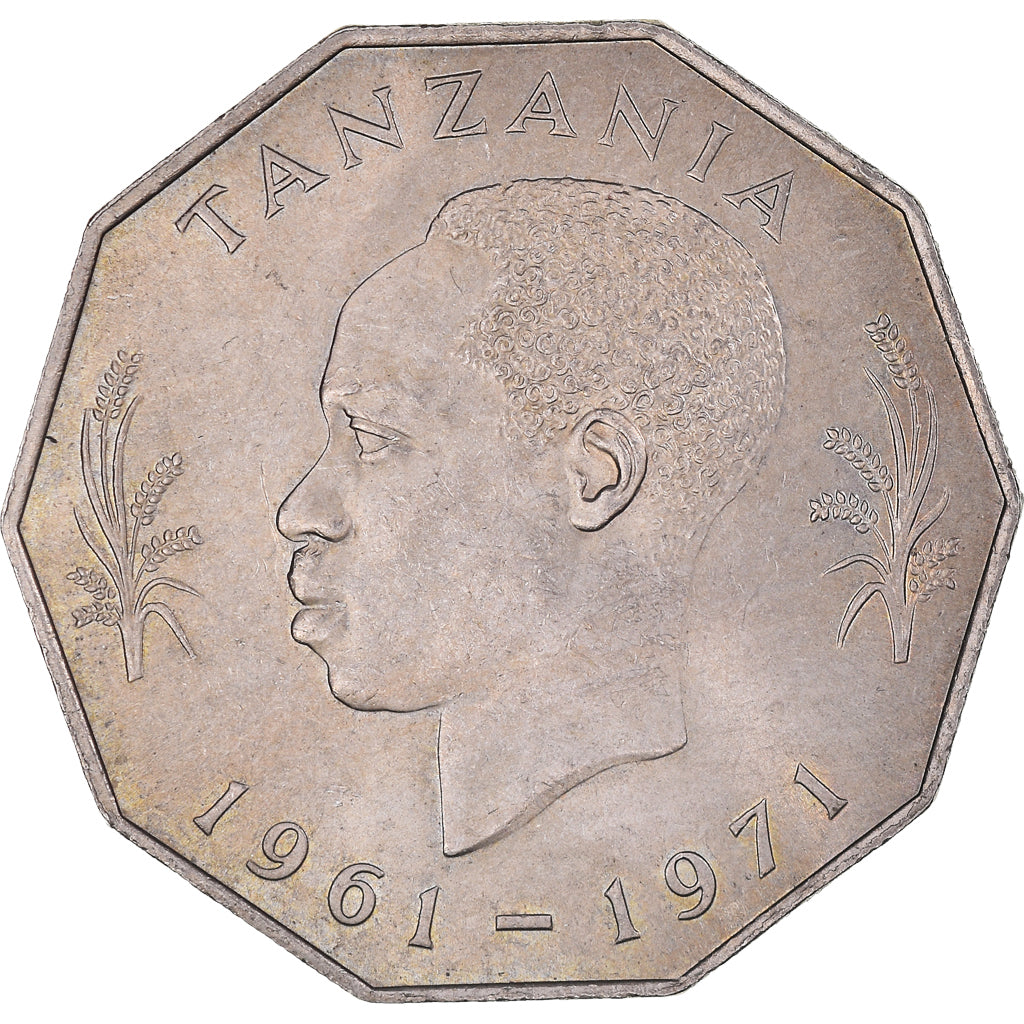 Monnaie, Tanzanie, 5 Shilingi, 1971, SUP, Cupro-nickel, KM:5