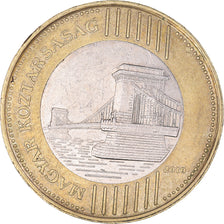 Coin, Hungary, 200 Forint, 2010, Budapest, EF(40-45), Bi-Metallic, KM:826