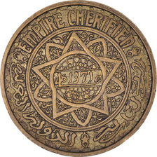 Münze, Marokko, Mohammed V, 50 Francs, 1371, Paris, SS, Aluminum-Bronze, KM:51