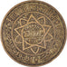 Münze, Marokko, Mohammed V, 50 Francs, 1371, Paris, SS, Aluminum-Bronze, KM:51
