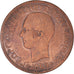 Coin, Greece, George I, 10 Lepta, 1869, Strassburg, VF(20-25), Copper, KM:43