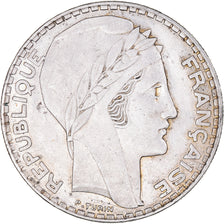 Münze, Frankreich, Turin, 20 Francs, 1938, Paris, SS+, Silber, KM:879