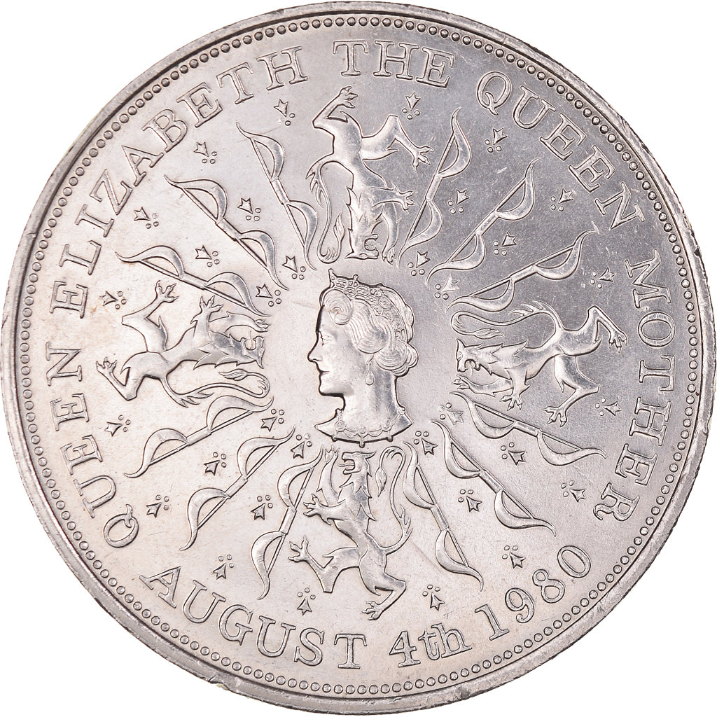 Münze, Großbritannien, Elizabeth II, 25 New Pence, 1980, VZ, Kupfer-Nickel