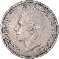 Moneda, Gran Bretaña, George VI, 1/2 Crown, 1951, MBC, Cobre - níquel, KM:879