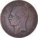 Moneta, Grecia, George I, 10 Lepta, 1882, Paris, MB+, Rame, KM:55