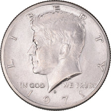 Coin, United States, Kennedy, Half Dollar, 1971, Denver, AU(55-58)