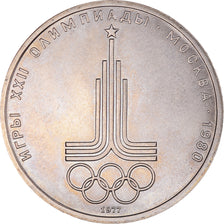Coin, Russia, Rouble, 1977, AU(55-58), Copper-Nickel-Zinc, KM:144