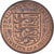 Coin, Jersey, Elizabeth II, 1/12 Shilling, 1966, AU(50-53), Bronze, KM:26