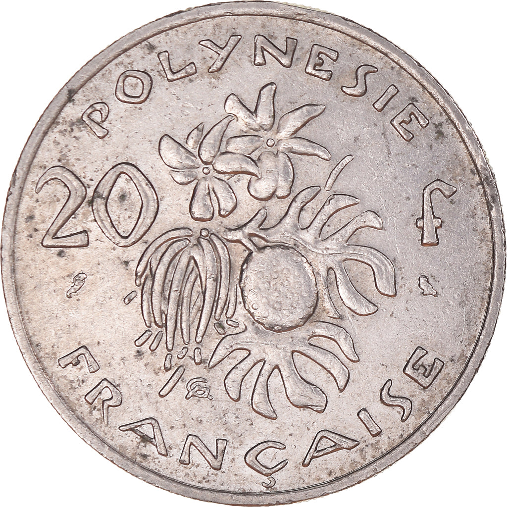 Coin, French Polynesia, 20 Francs, 1972, Paris, EF(40-45), Nickel, KM:9