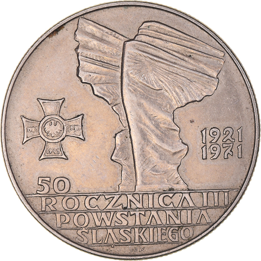 Moneda, Polonia, 10 Zlotych, 1971, Warsaw, MBC+, Cobre - níquel, KM:64