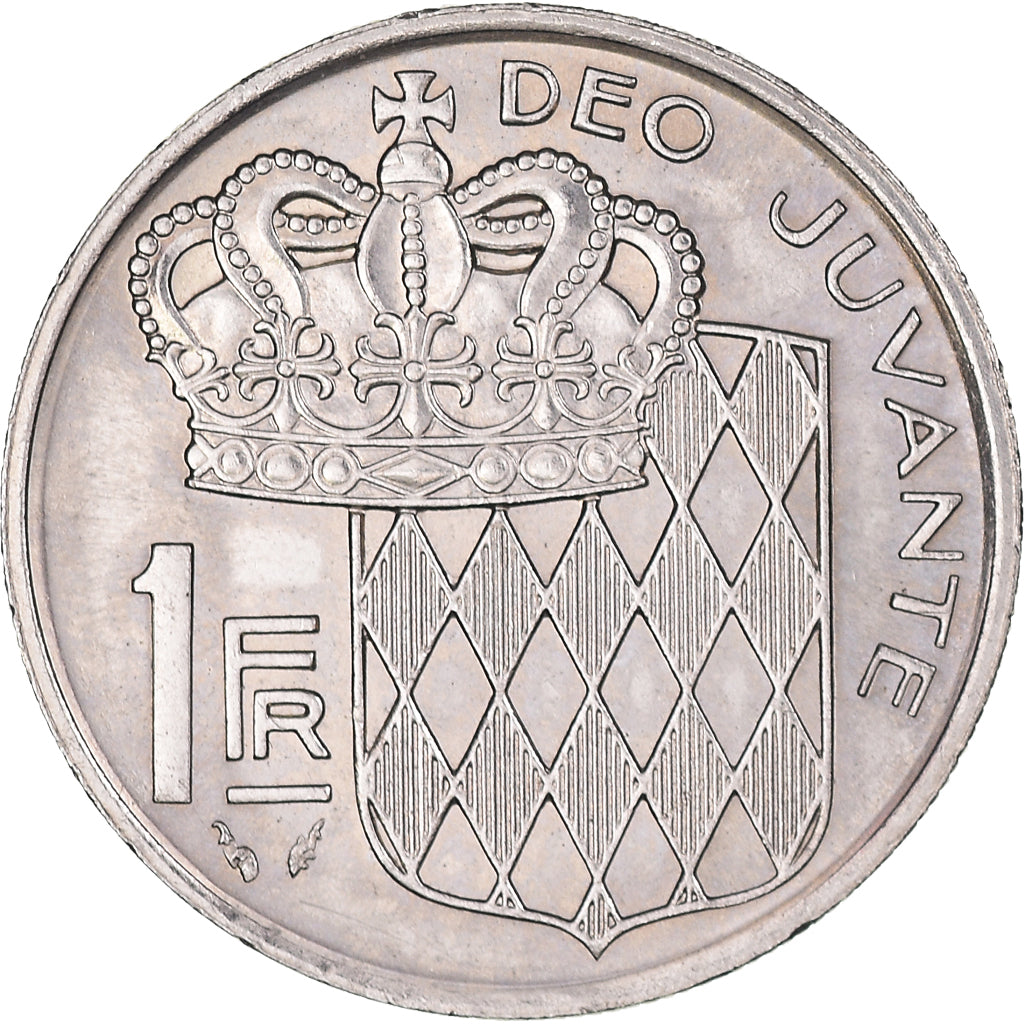 Munten, Monaco, Rainier III, Franc, 1977, PR, Nickel, KM:140, Gadoury:MC 150