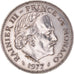 Moneda, Mónaco, Rainier III, 5 Francs, 1977, EBC+, Cobre - níquel, KM:150