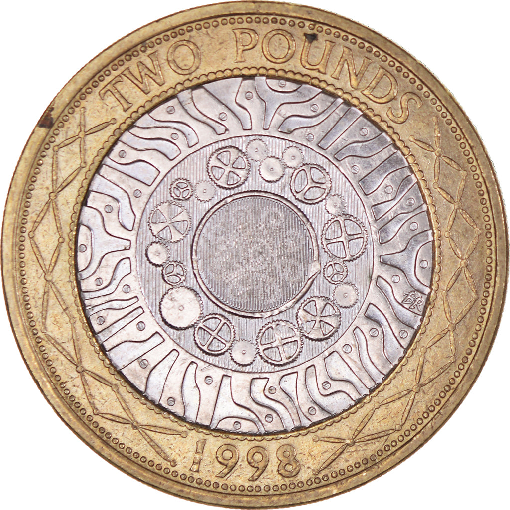 Coin, Great Britain, Elizabeth II, 2 Pounds, 1998, AU(50-53), Bi-Metallic