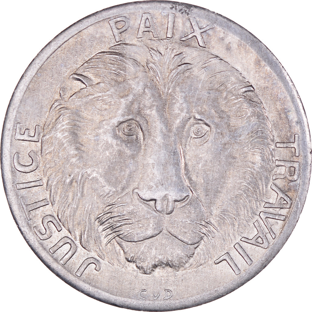 Coin, Congo Republic, Lion, 10 Francs, 1965, Brussels, AU(55-58), Aluminum, KM:1