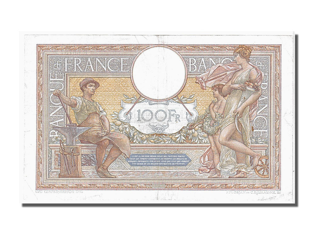 100 Francs Luc Olivier Merson type 