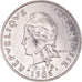 Coin, French Polynesia, 20 Francs, 1986, Paris, AU(50-53), Nickel, KM:9