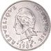 Moeda, Polinésia Francesa, 20 Francs, 1986, Paris, AU(50-53), Níquel, KM:9