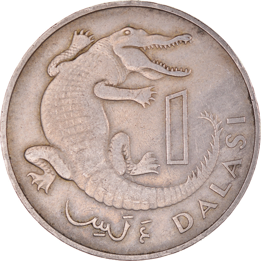 Moneda, GAMBIA, LA, Dalasi, 1971, MBC, Cobre - níquel, KM:13