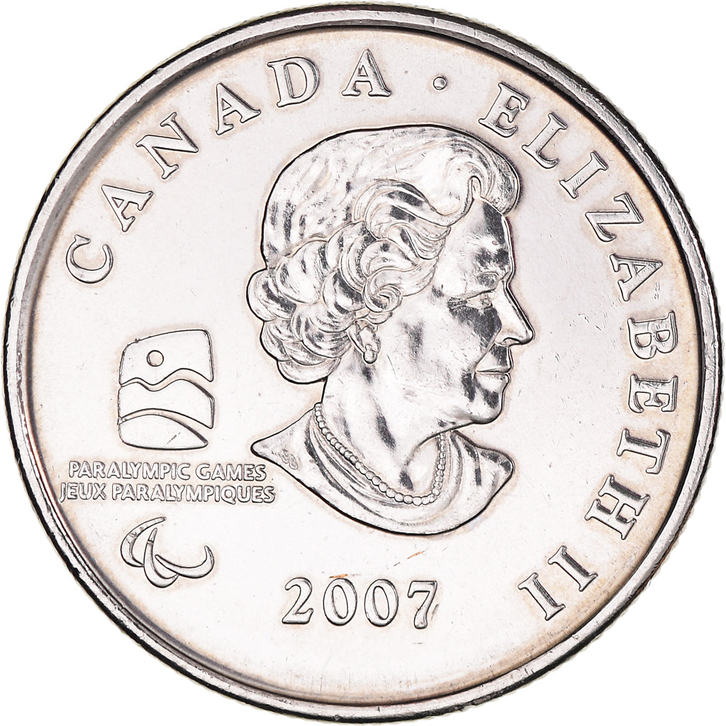 Coin, Canada, Elizabeth II, 25 Cents, 2007, Royal Canadian Mint, Ottawa