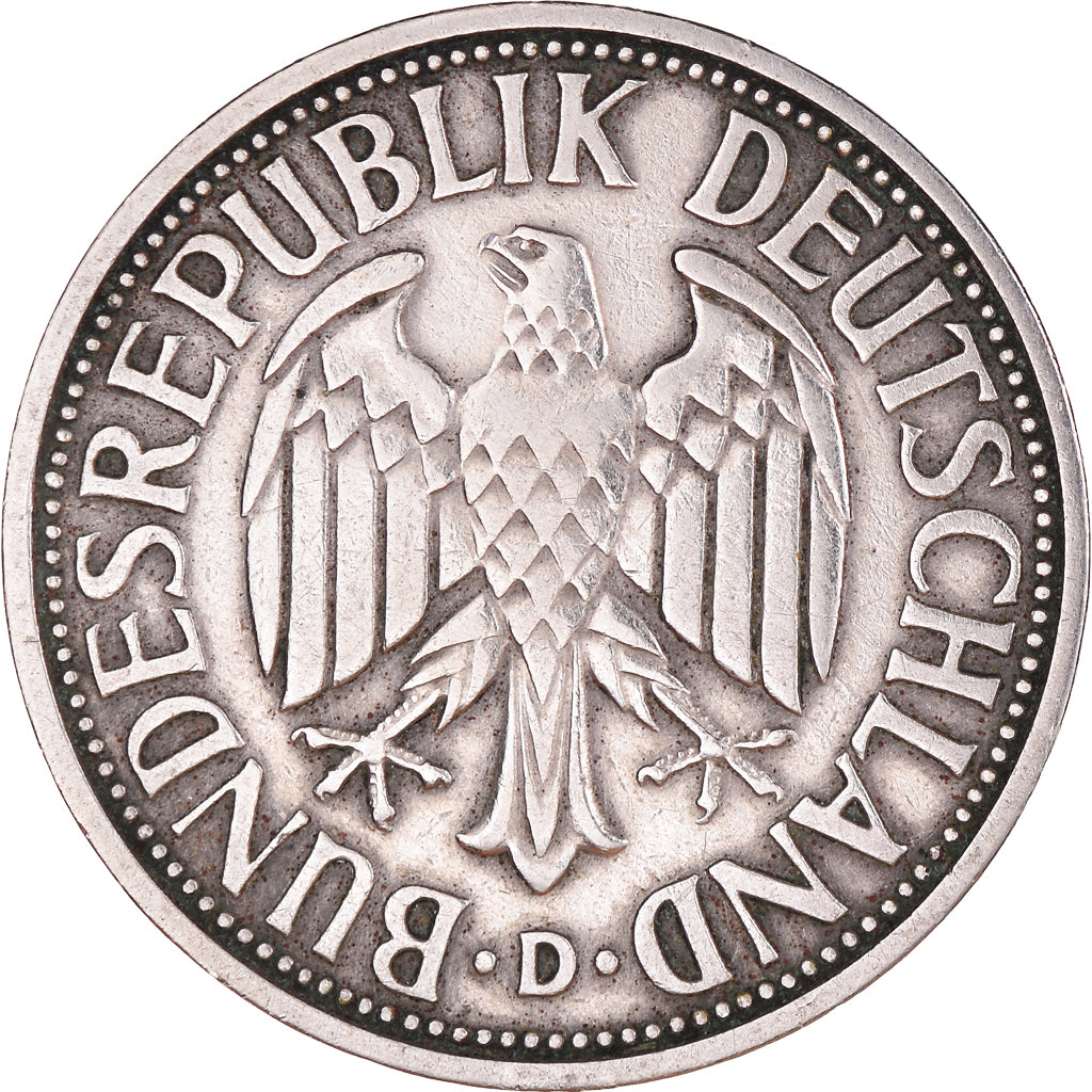 Coin, GERMANY - FEDERAL REPUBLIC, 2 Mark, 1951, Munich, EF(40-45)