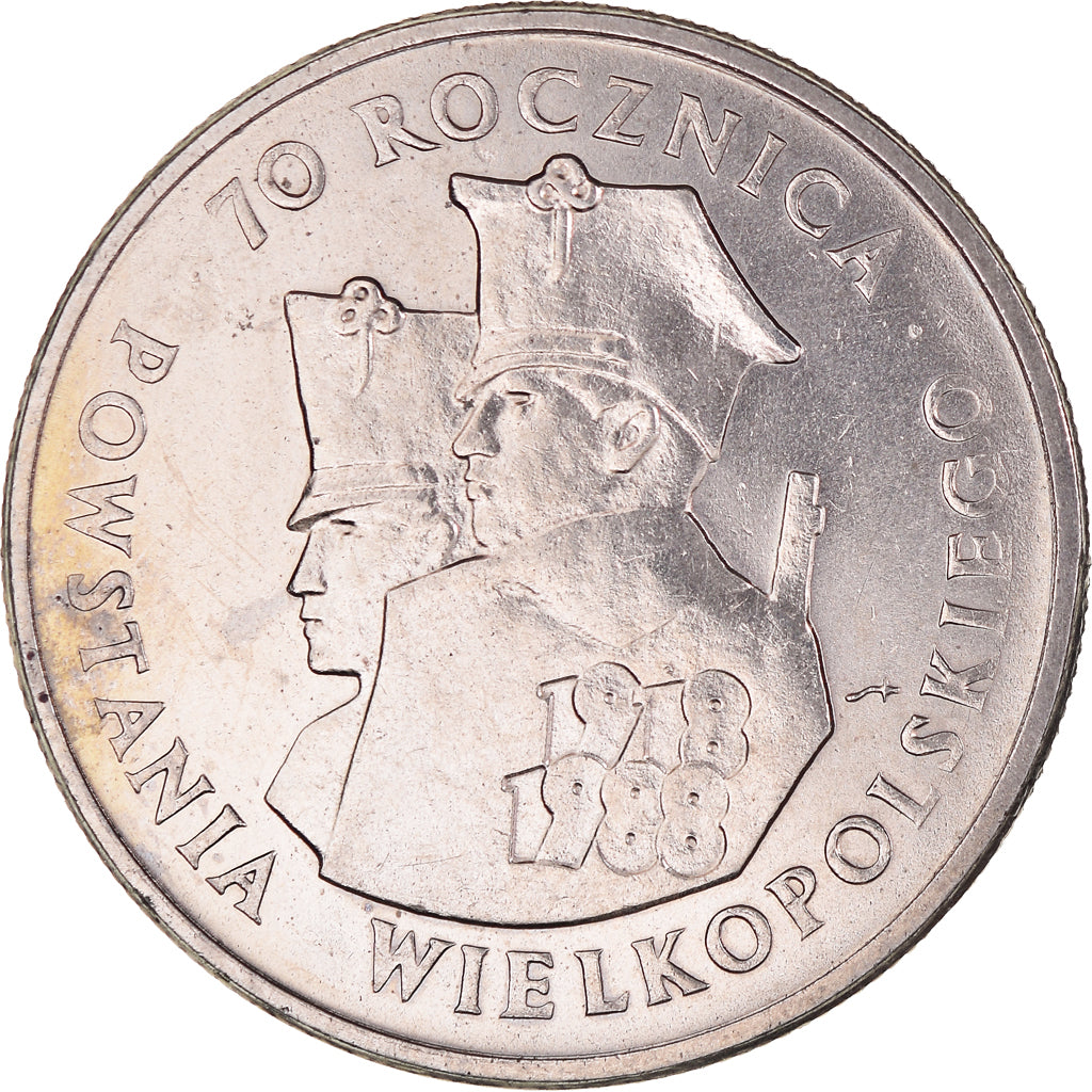 Moneda, Polonia, 100 Zlotych, 1988, Warsaw, EBC, Cobre - níquel, KM:182